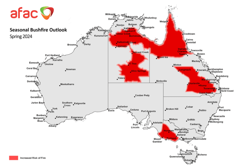 Seasonal outlook highlights increased fire risk areas - Sheep Central